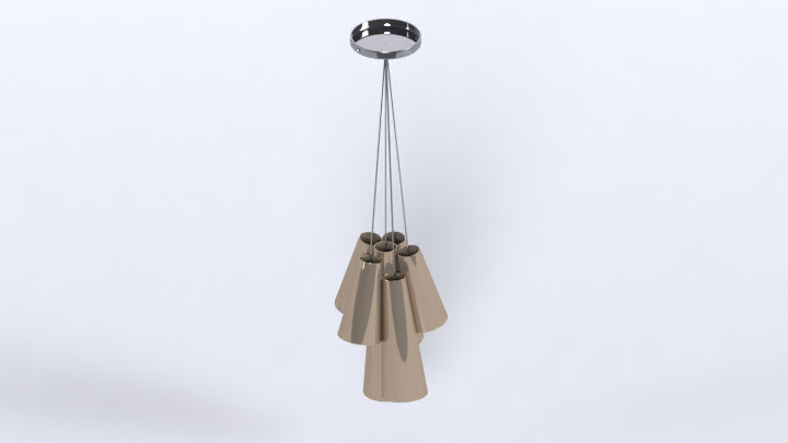 渲染模型_吊灯2814