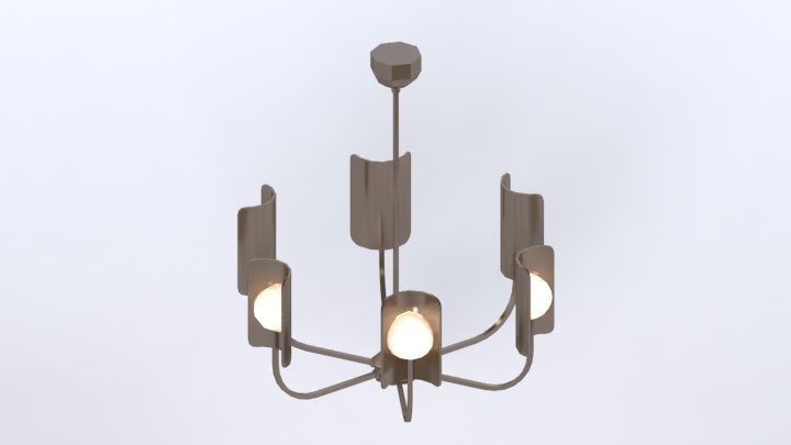 渲染模型_吊灯2821