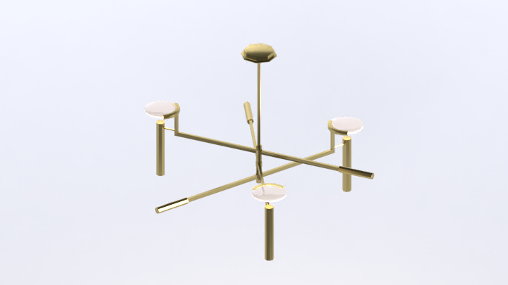 渲染模型_吊灯2826