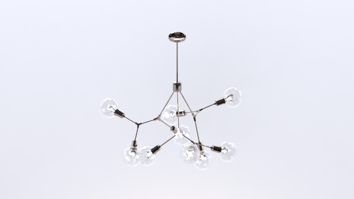 渲染模型_吊灯2844