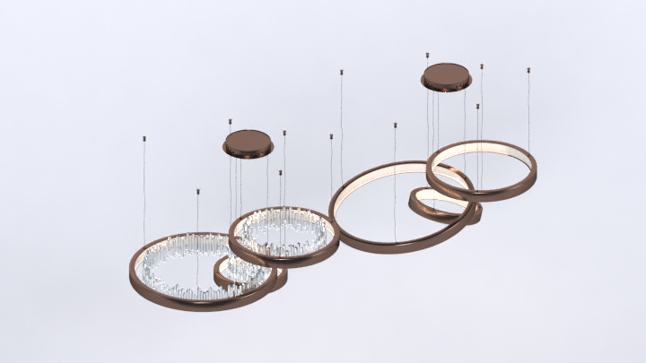 渲染模型_吊灯2847