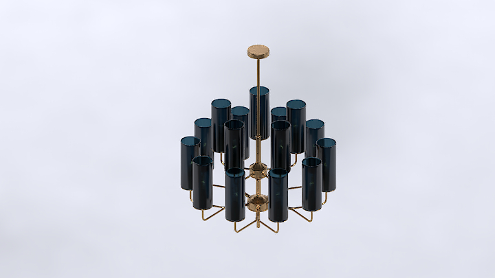 渲染模型_吊灯2911