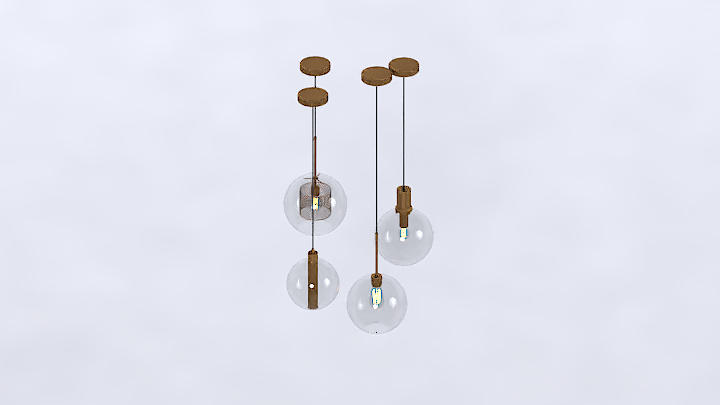 渲染模型_吊灯2943