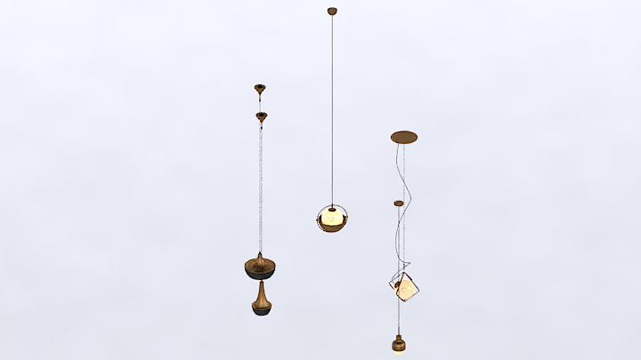 渲染模型_吊灯2944