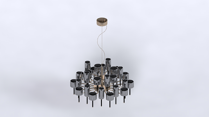 渲染模型_吊灯2964