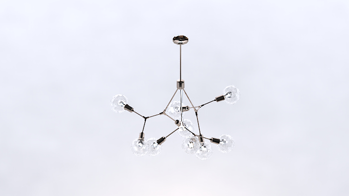 渲染模型_吊灯2980