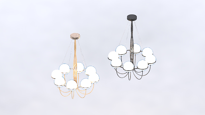 渲染模型_吊灯2990