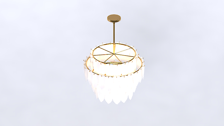 渲染模型_吊灯2991