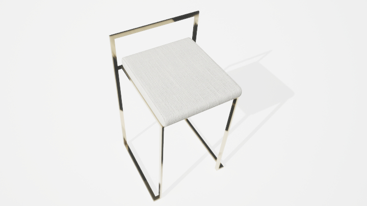 渲染模型_吧椅011