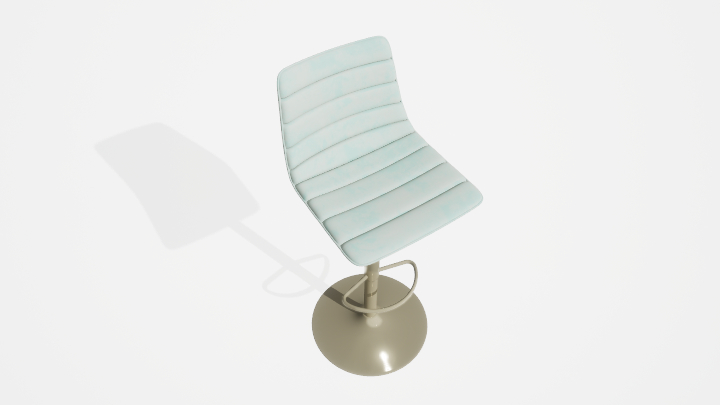 渲染模型_吧椅045