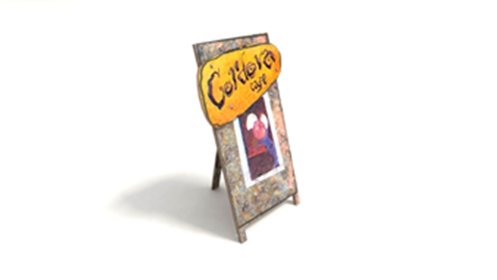 渲染模型_商业标牌161