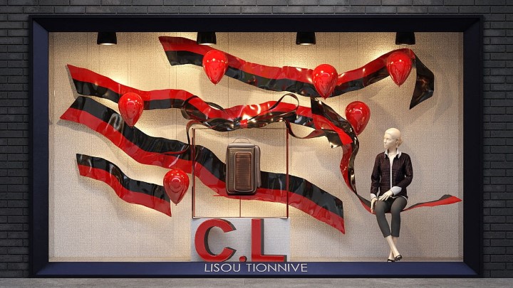 渲染模型_商储橱窗018