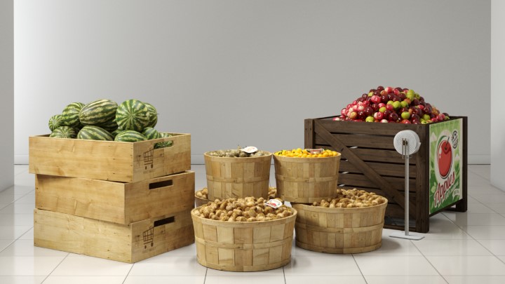 渲染模型_商场商品展柜027