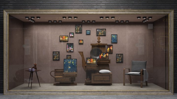 渲染模型_商铺橱窗028