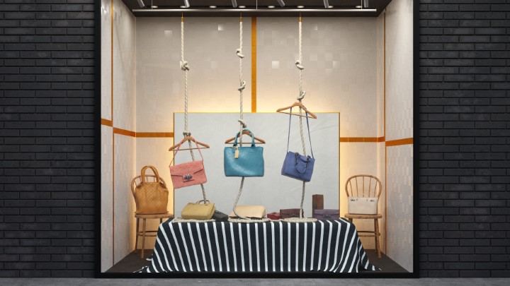 渲染模型_商铺橱窗034