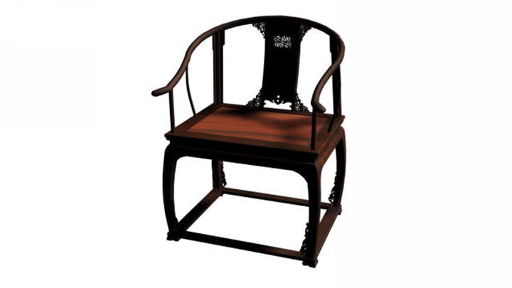 渲染模型_圈椅004