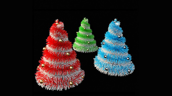 渲染模型_圣诞装饰051