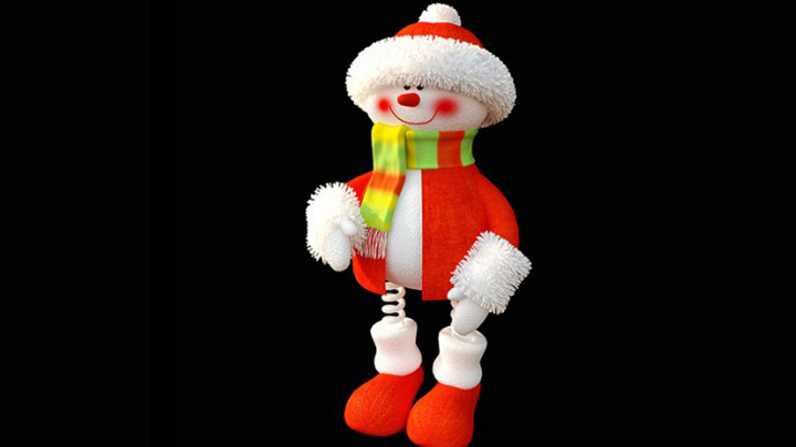 渲染模型_圣诞装饰057