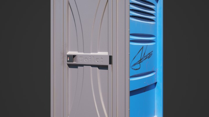 渲染模型_垃圾桶030