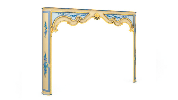 渲染模型_墙框002