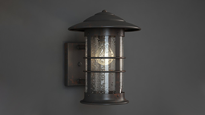 渲染模型_壁灯185