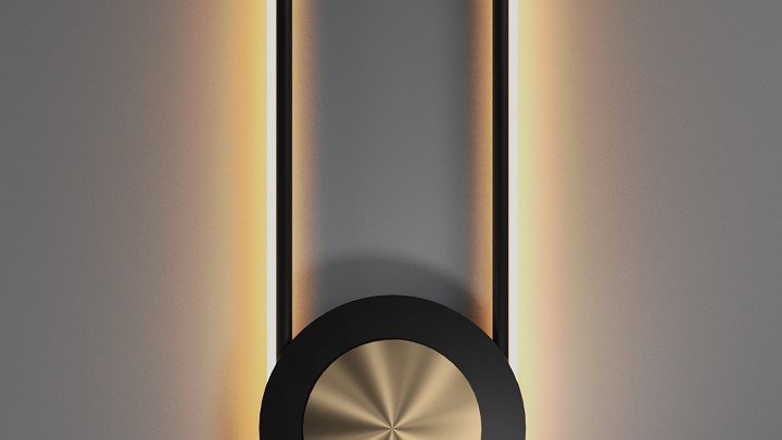 渲染模型_壁灯204