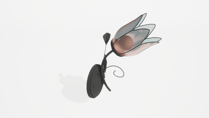 渲染模型_壁灯250