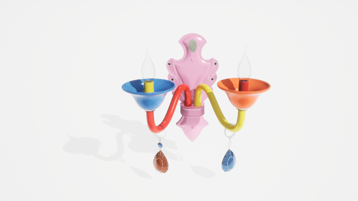 渲染模型_壁灯257