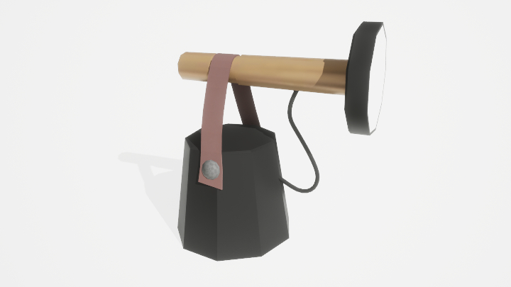 渲染模型_壁灯332