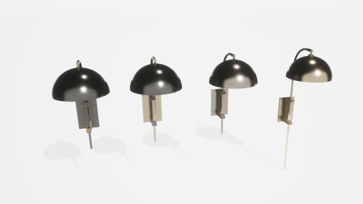 渲染模型_壁灯356