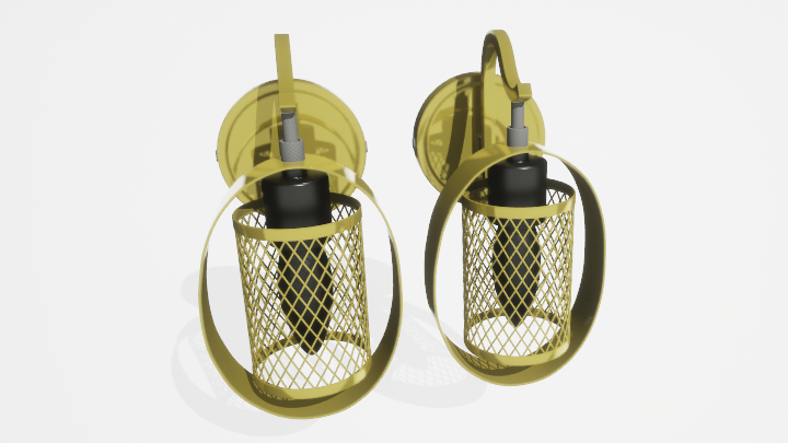 渲染模型_壁灯364