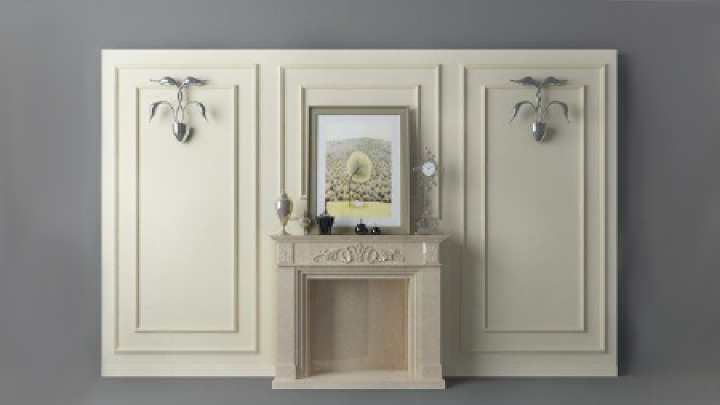 渲染模型_壁炉098