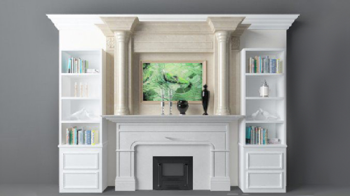 渲染模型_壁炉105