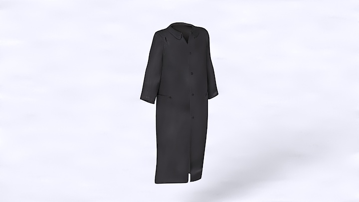 渲染模型_外套003