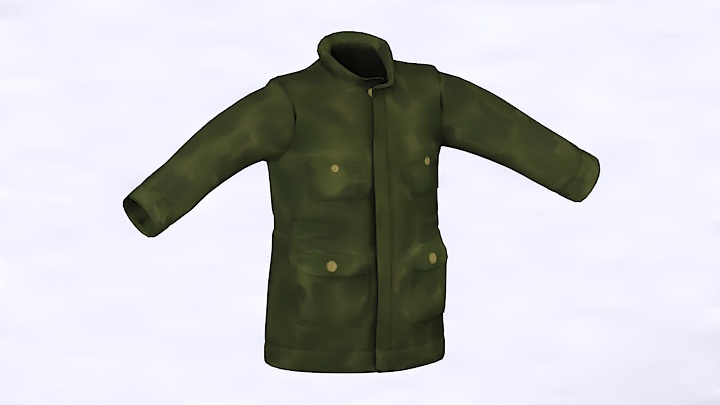 渲染模型_外套007