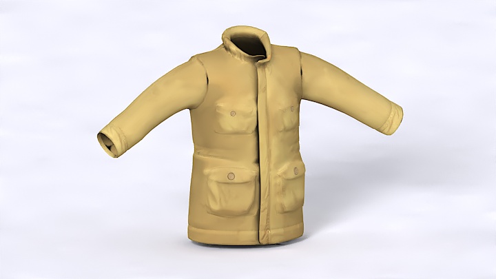 渲染模型_外套010