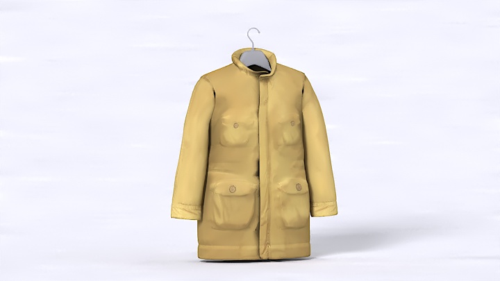 渲染模型_外套011