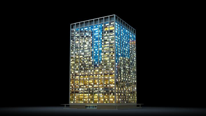 渲染模型_大厦034