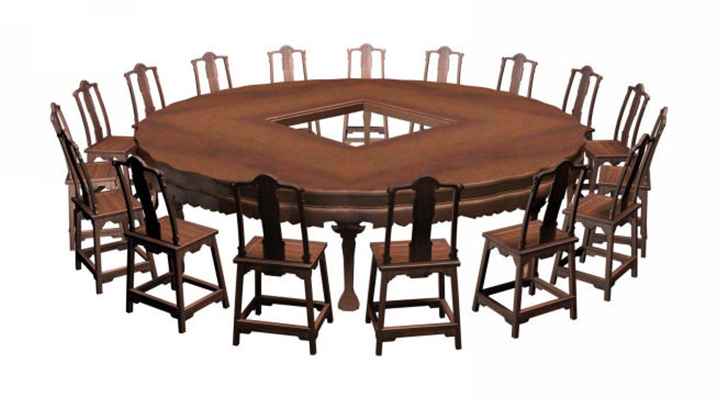 渲染模型_大圆桌001