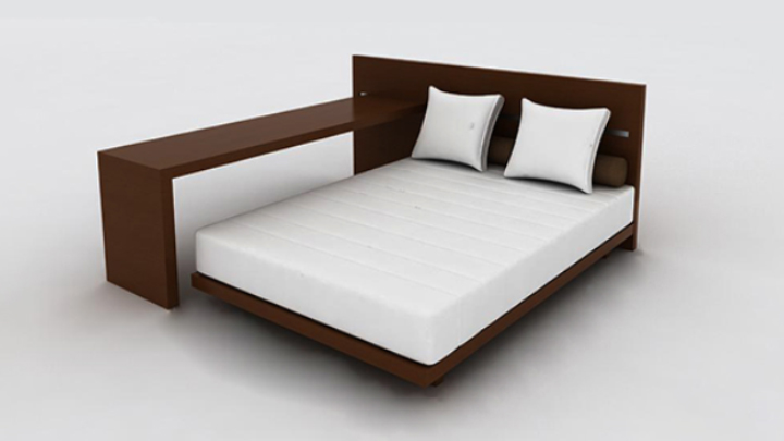 渲染模型_奥米床001