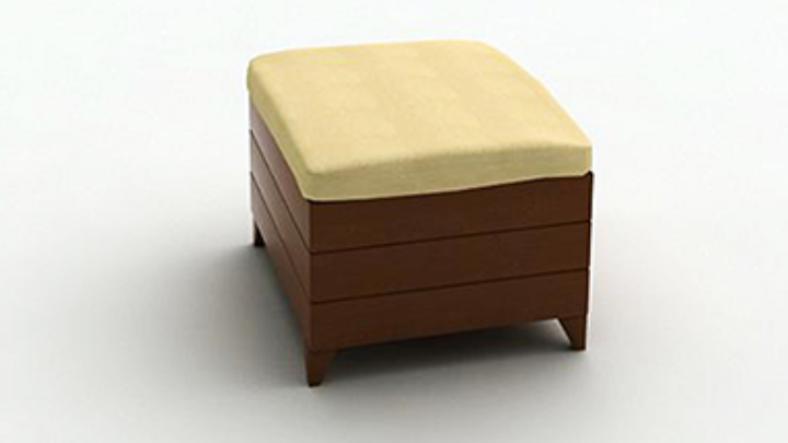 渲染模型_妆椅002