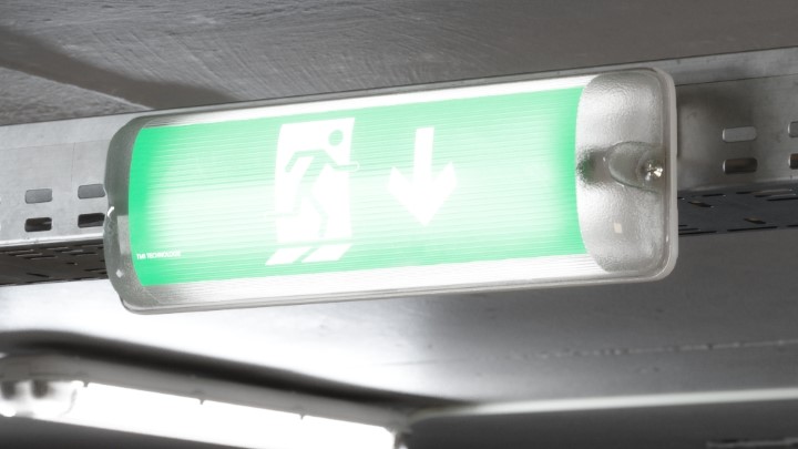 渲染模型_安全出入口指示牌002