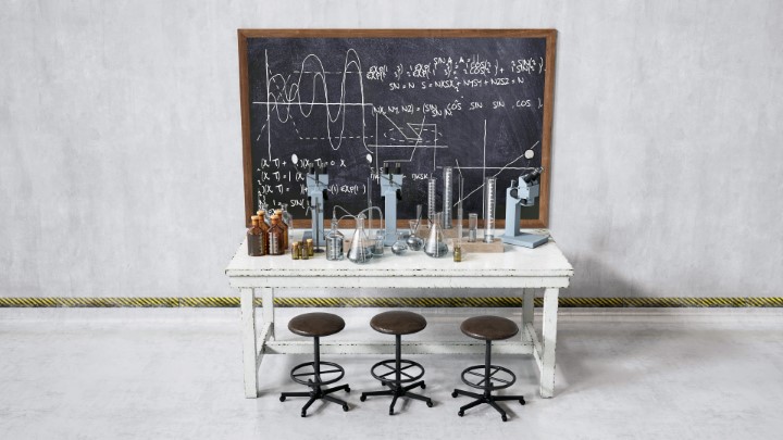 渲染模型_实验室办公用品器具006