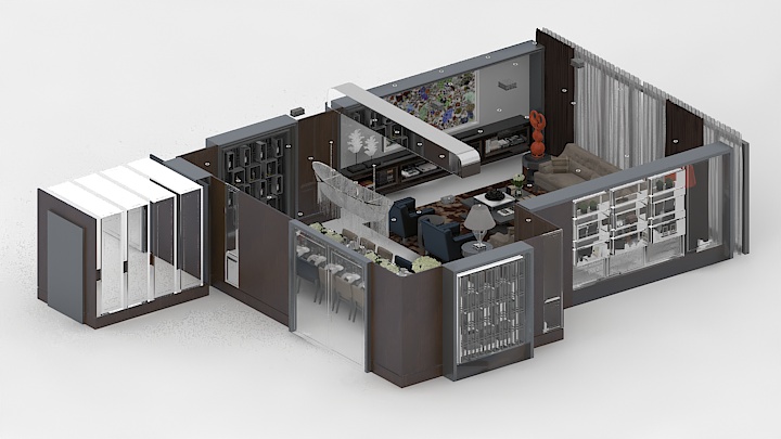 渲染模型_客厅013