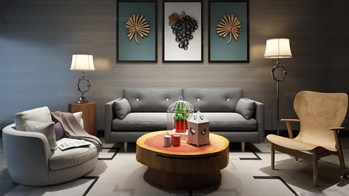 渲染模型_客厅沙发027