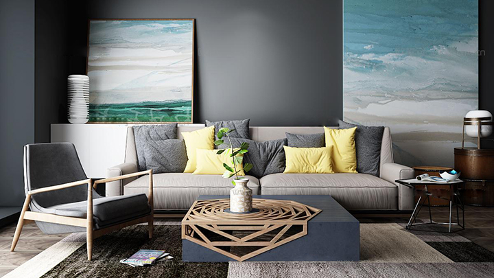 渲染模型_客厅沙发031