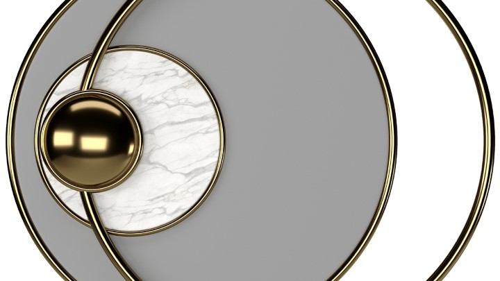 渲染模型_室内墙面装饰010