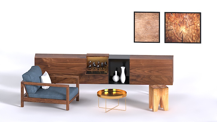 渲染模型_室内家居005