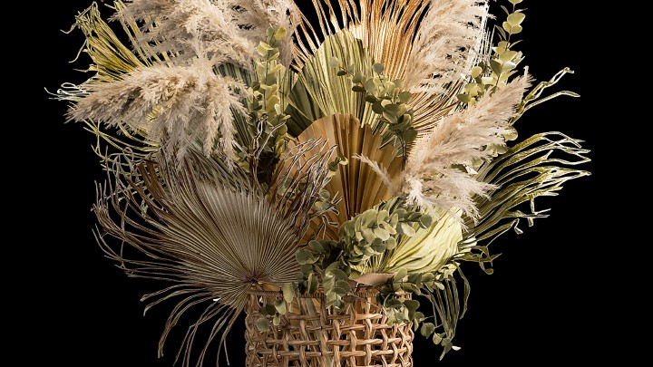 渲染模型_室内插花011