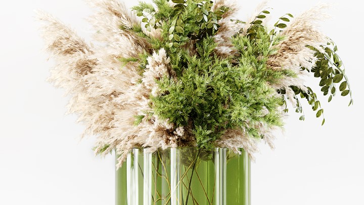 渲染模型_室内插花012